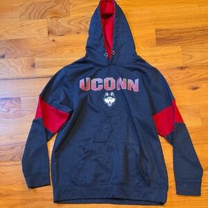 Colosseum Gray and Red Hoodie